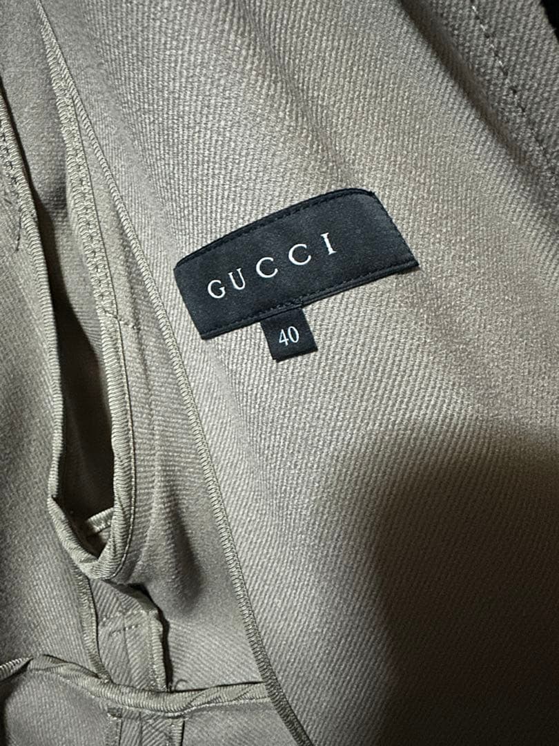 GUCCI ロングコート サイズ40 グレー
