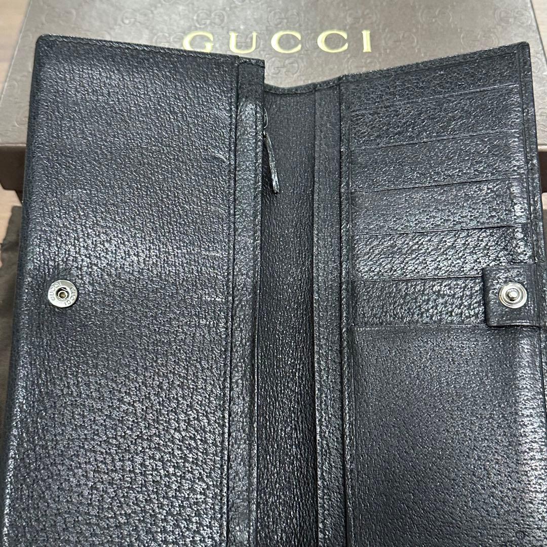 新品同様‼️ グッチ　GUCCI 財布　二つ折り　長財布　GGキャンバス