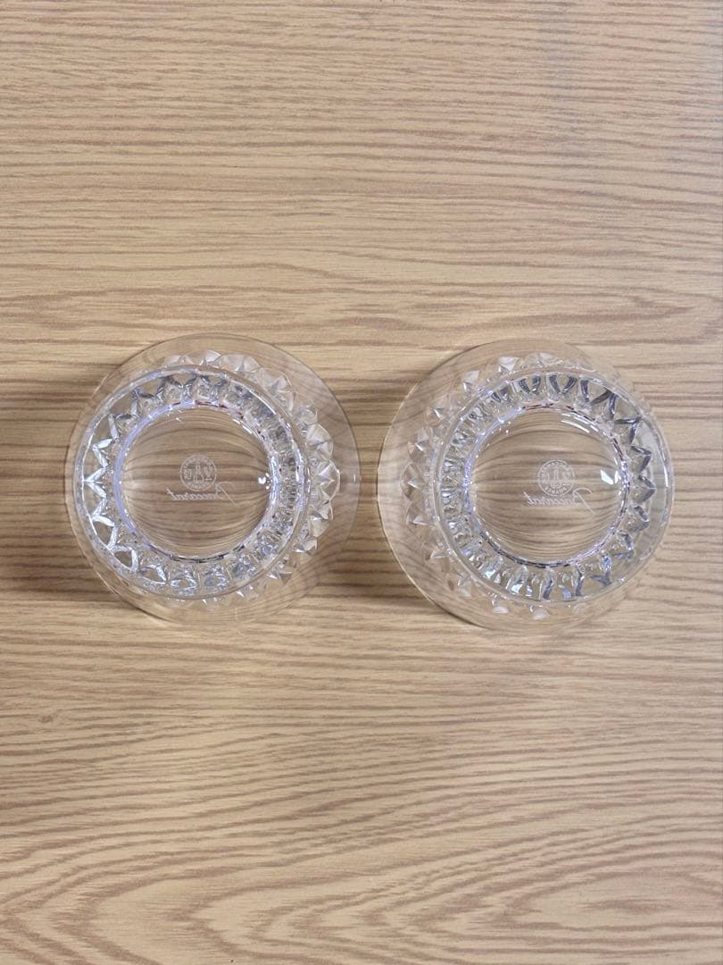 Baccarat バカラ クリスタルカットガラス ペアグラス 酒器 新品未使用