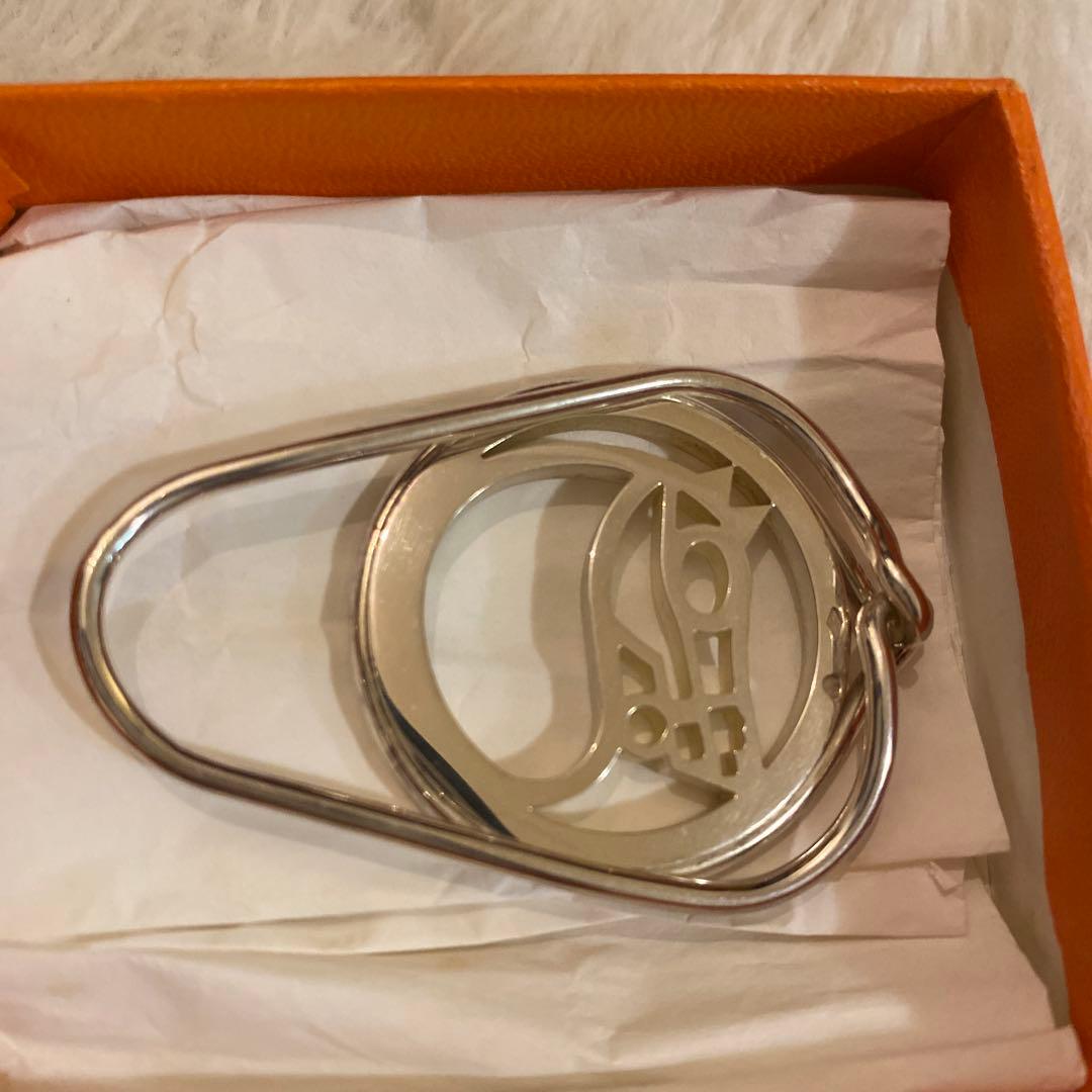 HERMES シルバーマネークリップ
