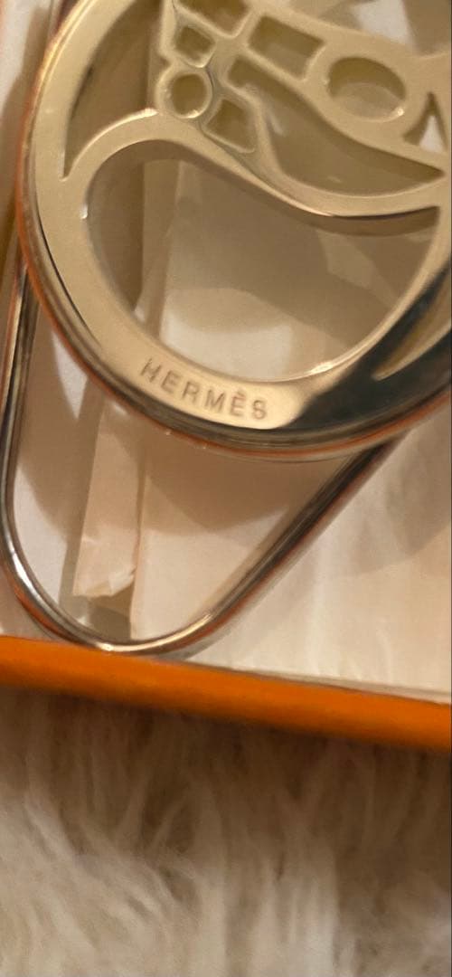 HERMES シルバーマネークリップ