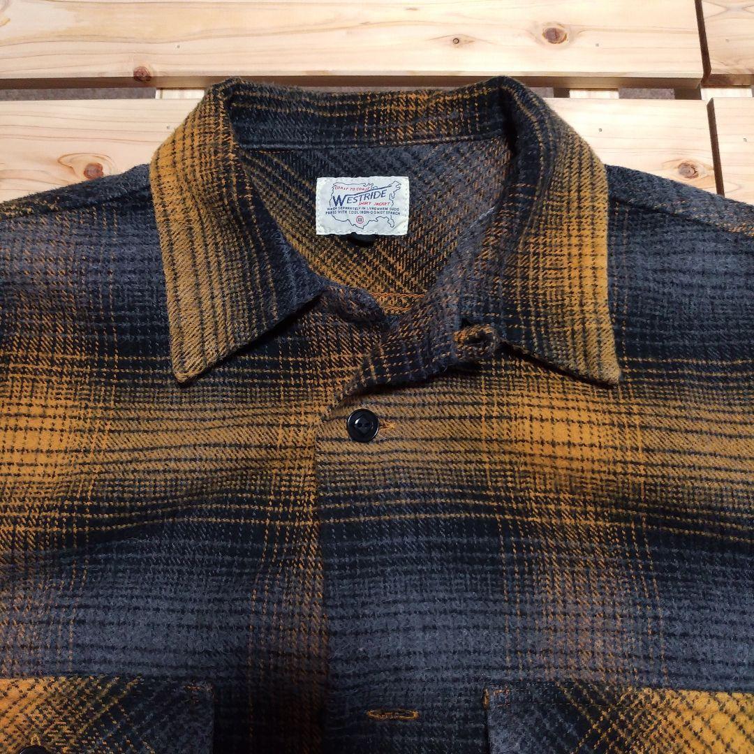 トップス WESTRIDE NAVY WORK SHIRTS
