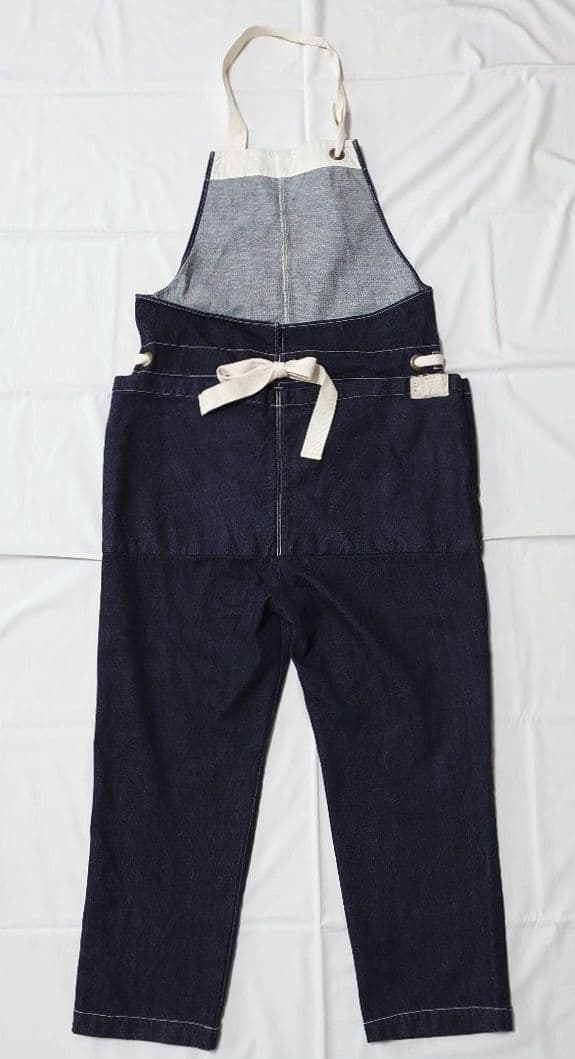 KAPITAL　キャピタル　デニム　エプロンサロペット