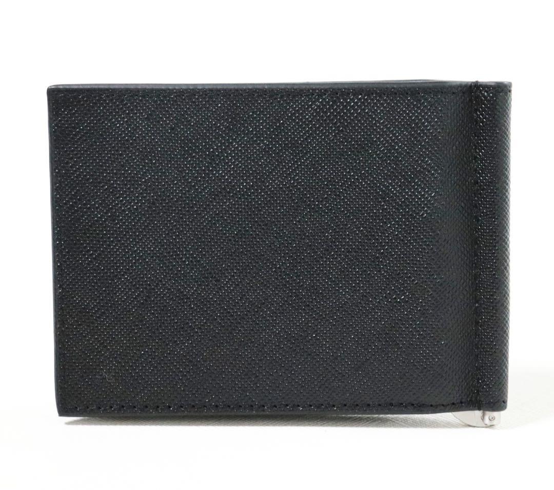 《アルマーニエクスチェンジ》箱付新品 レザーマネークリップ キャッシュレス