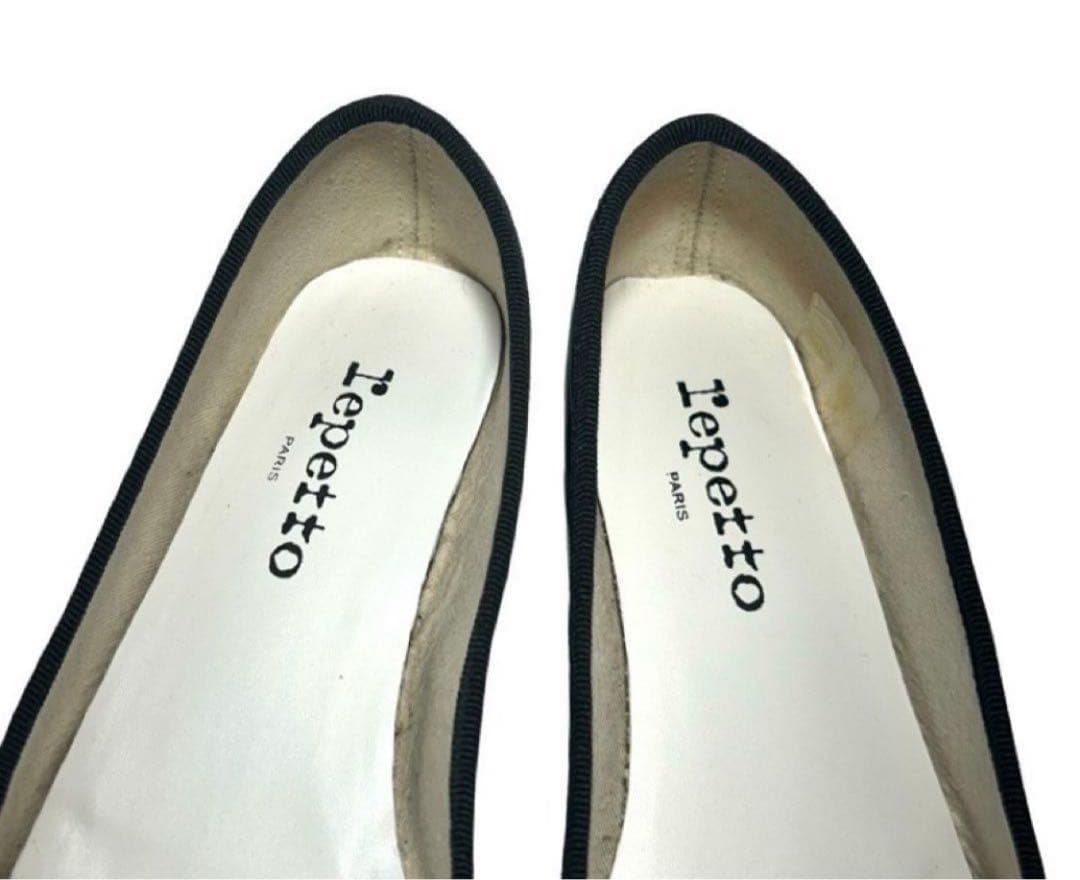 Repetto エナメルリボンパンプス　カミーユ　37 1/2