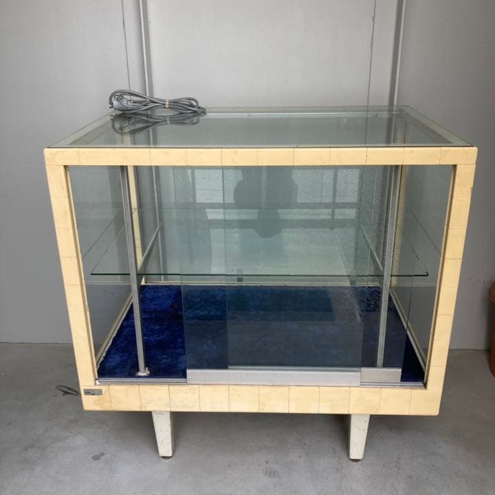 化粧品屋さんお風呂屋さん積水ファッションケース、アンティークショーケース