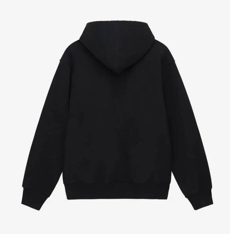 STUSSY BLOCK SPORT ZIP パーカー Sサイズ ブラック☆
