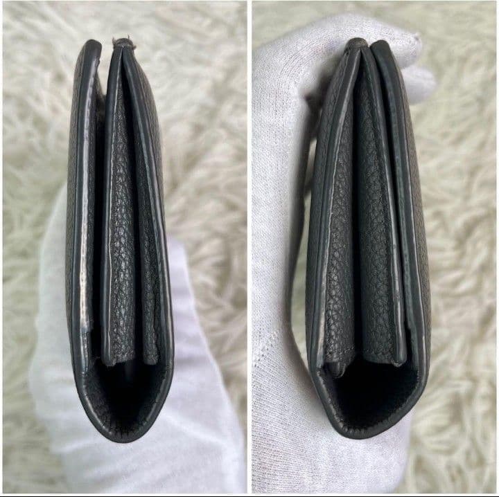 で*ん様 美品✨SAINT LAURENT 長財布　サックドジュール　フラグメン