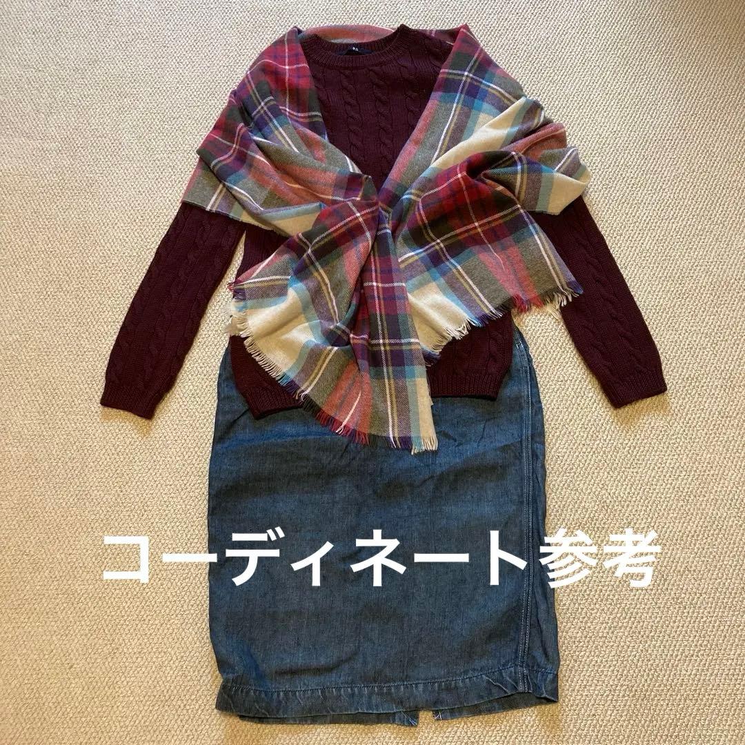 Johnstons of Elgin カシミア 薄手 大判 ストール