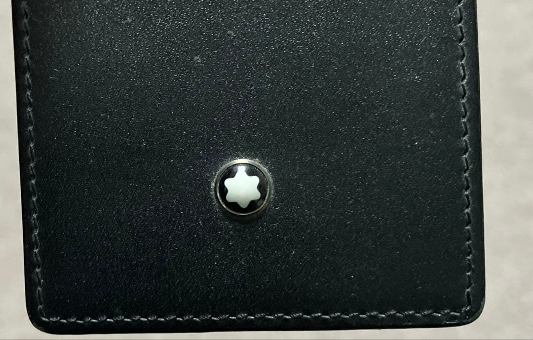 MONTBLANC モンブラン　革製ペンケース　ブラック　３本用