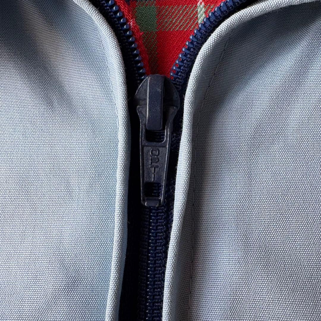 80s BARACUTA G9 ハリントンジャケット UK製 チェック 短丈