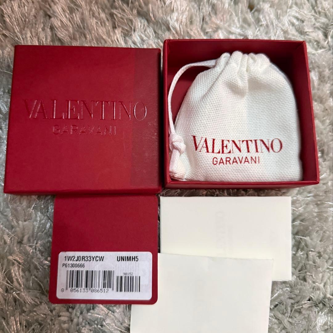 VALENTINO ゴールドクリスタルピアス
