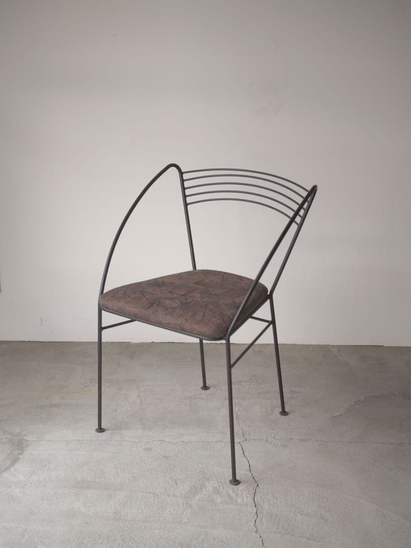 椅子　光製作所　ダイニングチェア　チェア　アイアン　古家具　古道具　昭和レトロ