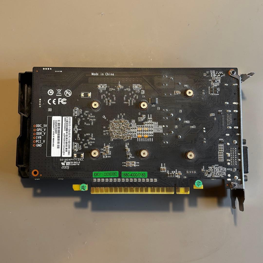 GeForce GTX 1650グラフィックボード