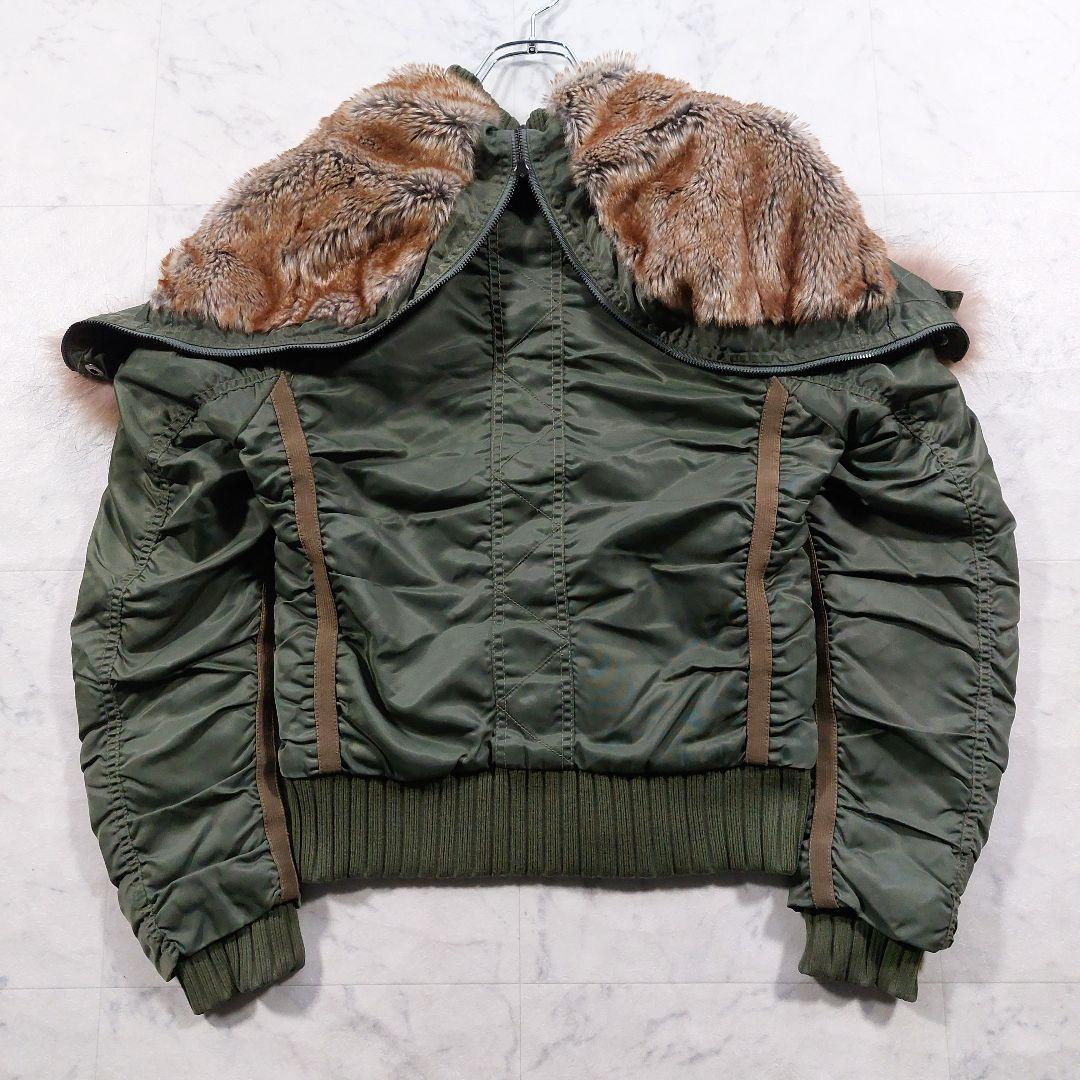 アヴィレックス AVIREX N2B ミリタリージャケット S リアルファー