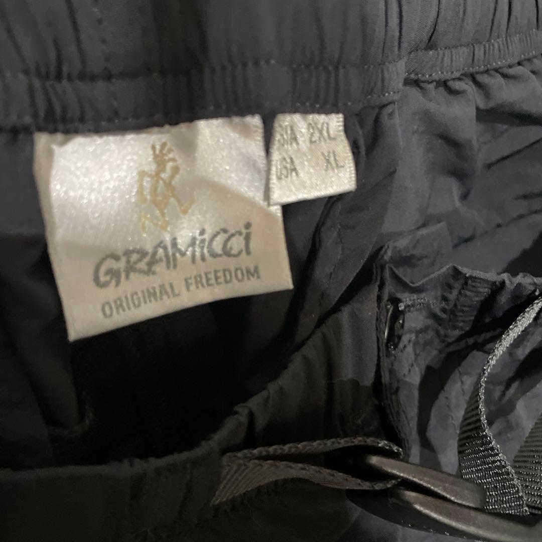 グラミチ ナイロン トラックパンツ パッカブル Gramicci ブラック　黒色