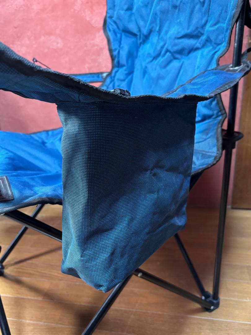Coleman クーラー付きクアッドチェアネイビー 折りたたみチェア 2脚セット