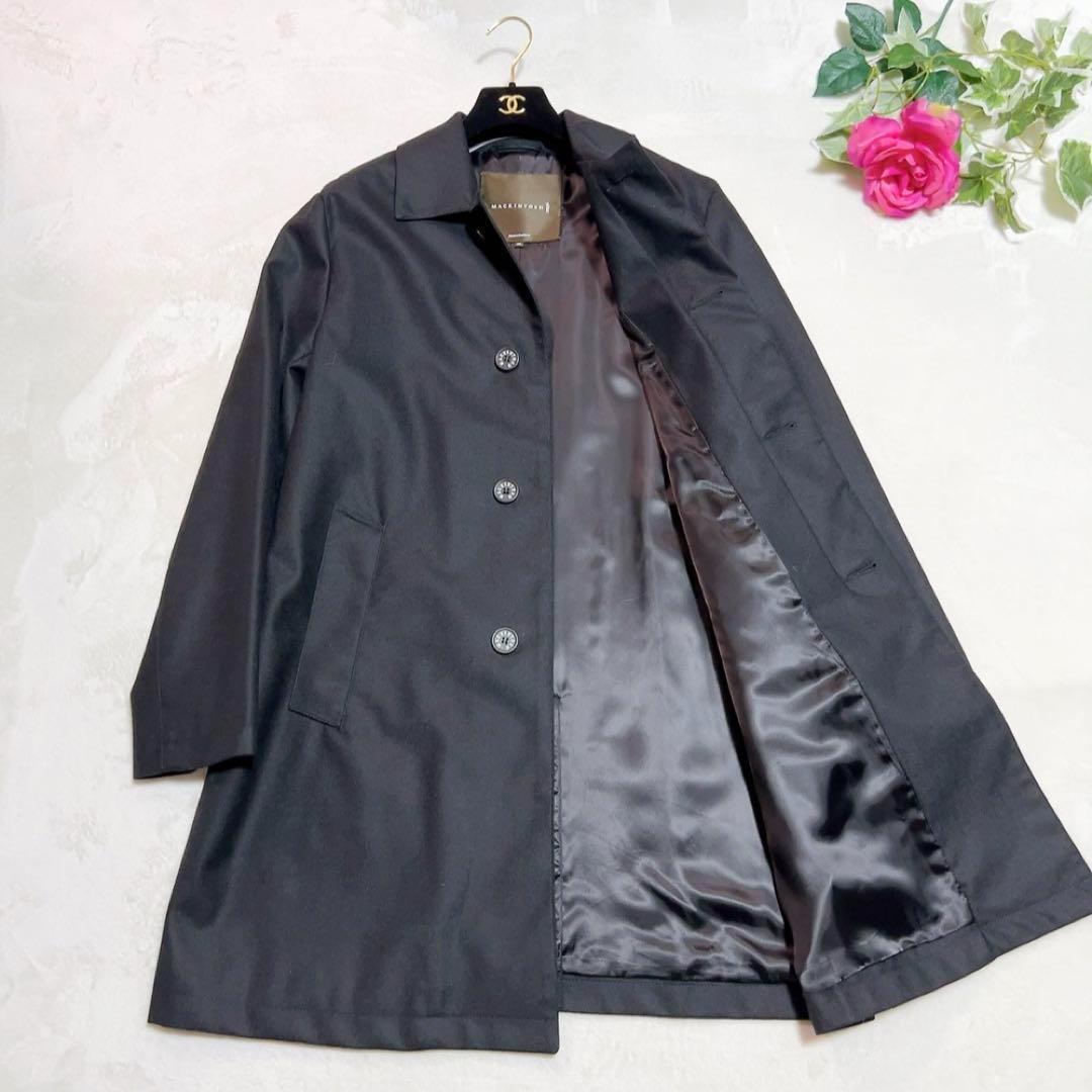 未使用✨　マッキントッシュ　ステンカラー　コート　ダンケルド　最高級　ブラック