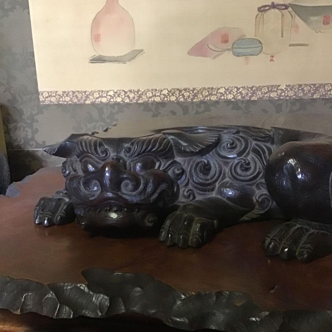 置物台　幕末〜明治　欅材　富豪床ノ間　傳立川和四郎富種