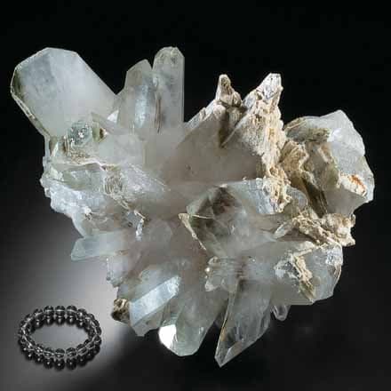 クリスタル巨大結晶観賞原石#8.1kg（占い鑑定付き）