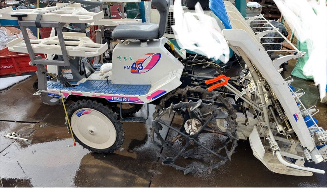 イセキ田植機ＰＭ４３ダブルタイヤ.引取限定、
