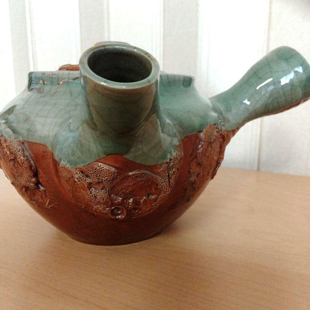 相馬焼　大堀相馬焼　特大　急須　置物　骨董品