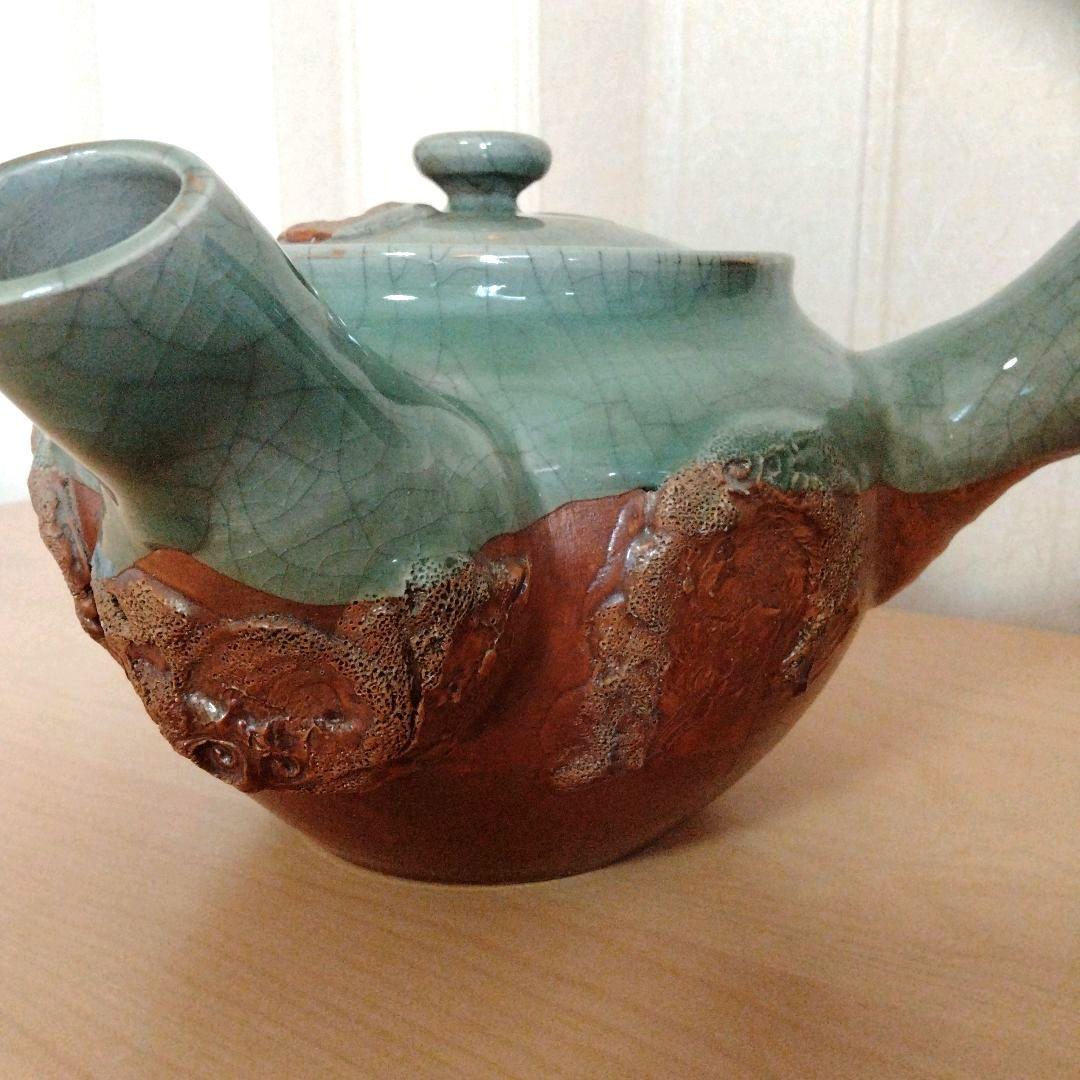 相馬焼　大堀相馬焼　特大　急須　置物　骨董品