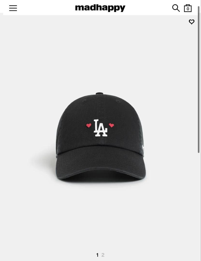 帽子 Madhappy Dodgers 47 Clean Up