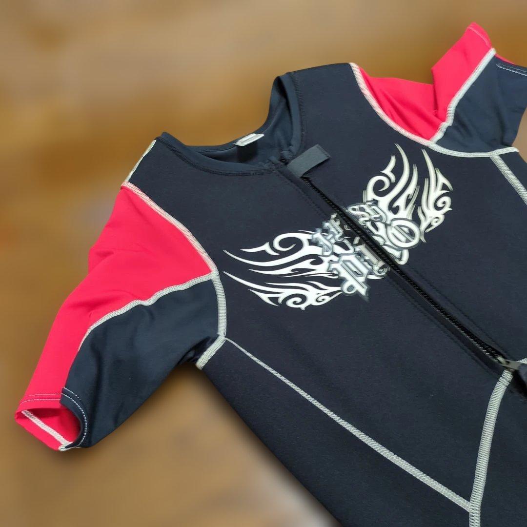 ウェットスーツ　ジパソン　ZIPATHONG　赤黒　メンズ　ジェットスキー用