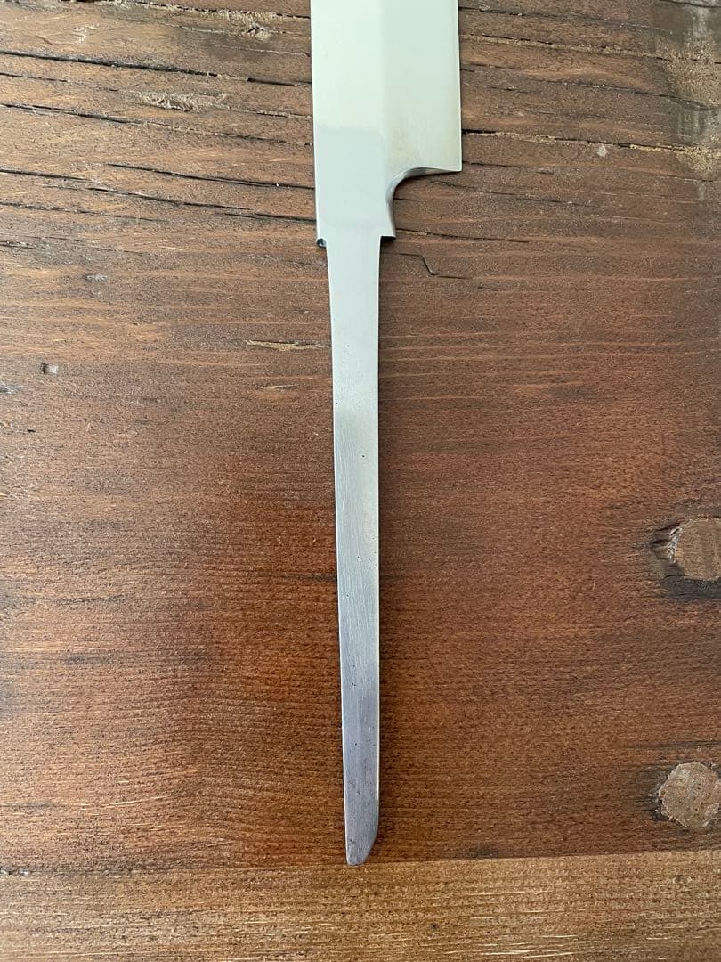 沖芝正國 柳刃 三本杉 水焼本焼尺寸五分