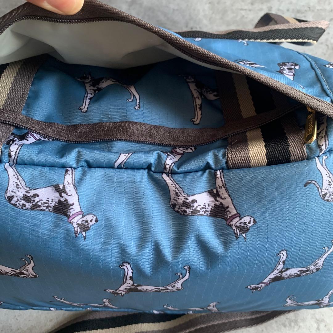 レア　完売品　LeSportsac 犬プリント ボストンバッグ　風間ゆみえ