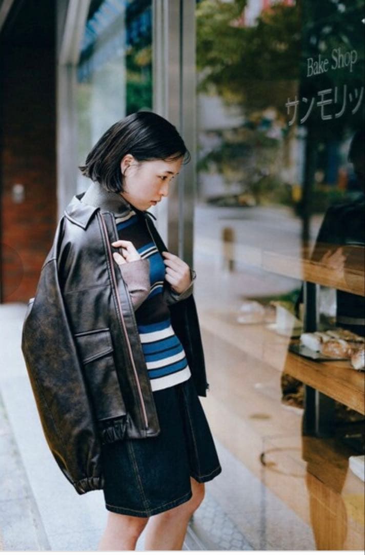 Ray BEAMS♦︎フェイクレザー フライト ジャケット