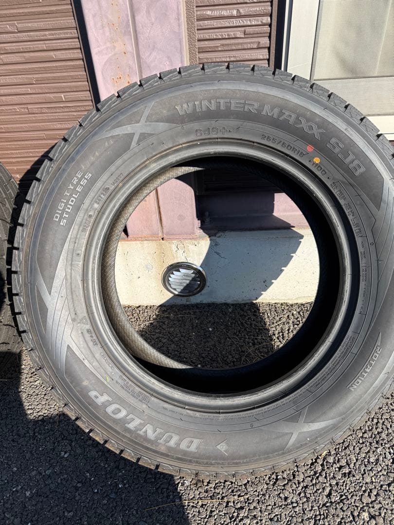 DUNLOP ウィンターマックスSJ8 265/60r18 スタッドレスタイヤ