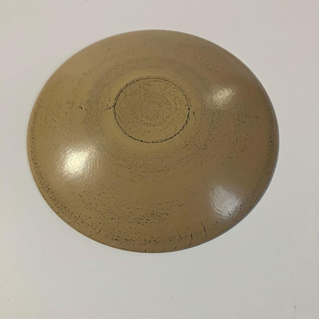 赤木明登　天廣皿　白漆