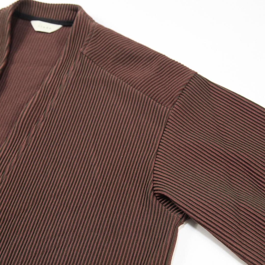美品 JieDa ジエダ 21AW RIPPLE CARDIGAN 2 ブラウン