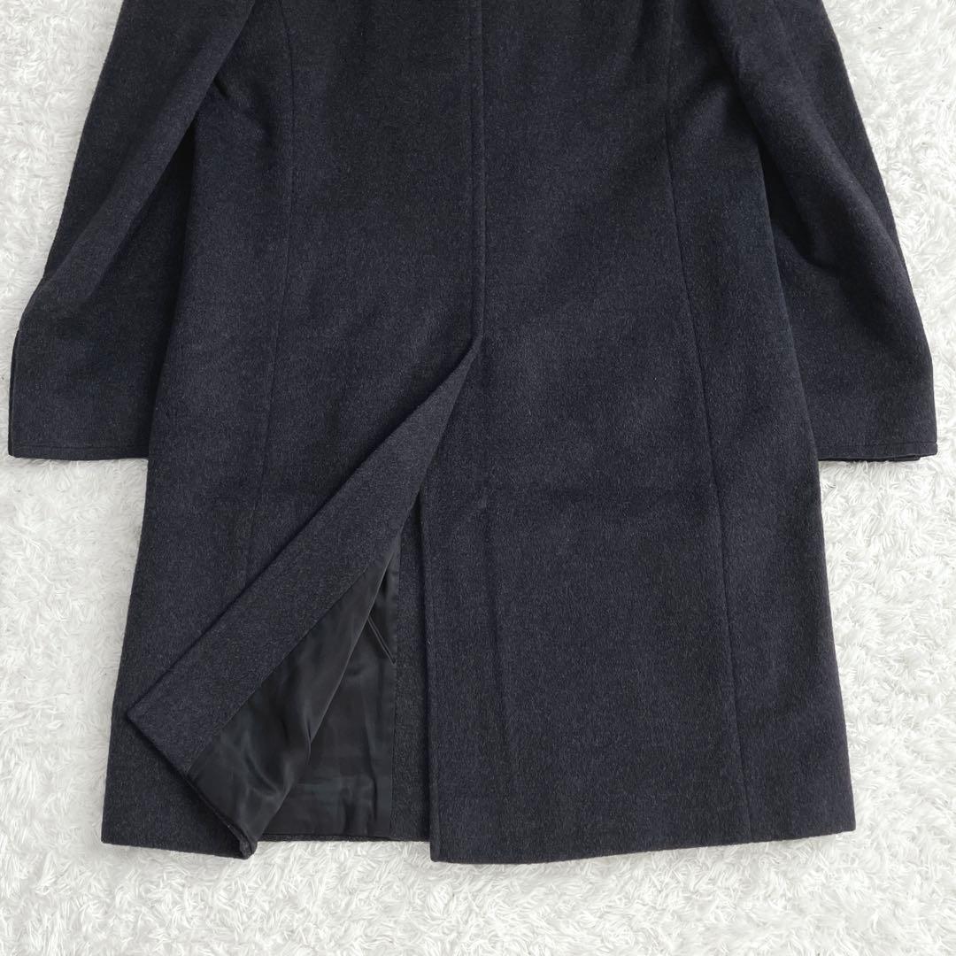 美品✨銀タグ マックスマーラ チェスターコート ロングコート ウール グレー M