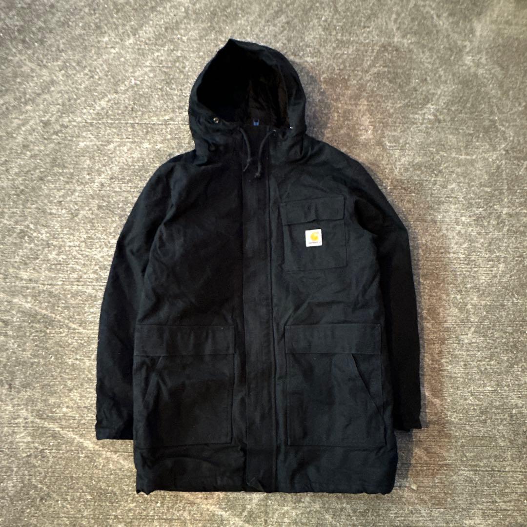 Carhartt シベリアンパーカーブラック フード付きジャケット　Lサイズ