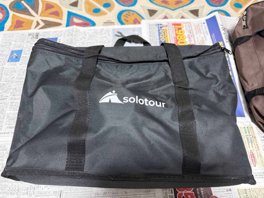 solotour 薪ストーブ　煙突ガード、ブラシ、ストーブファン、バッグ　セット