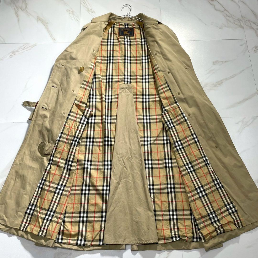 希少金タグ 大きいサイズ2XL✨バーバリー トレンチコート ベルト 着丈115