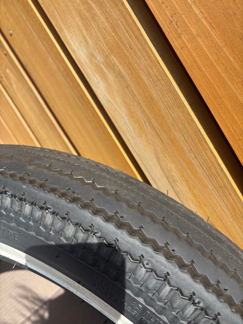 ☆SHINKO E-270 タイヤ ホワイトウォール　4.00/18インチ