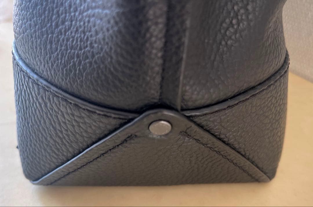 【COACH】コーチ　ブラック　レザービッグトート