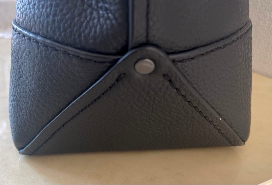 【COACH】コーチ　ブラック　レザービッグトート