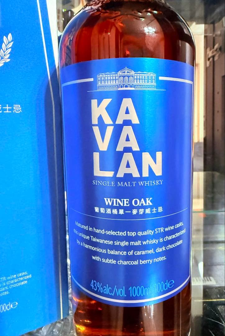 KAVALAN WINE OAK シングルモルトウイスキー 1000ml.