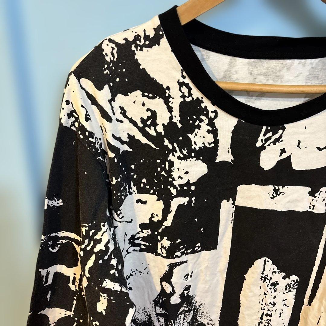 Yohji Yamamoto★ロングTシャツ 総柄