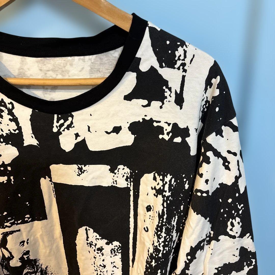 Yohji Yamamoto★ロングTシャツ 総柄