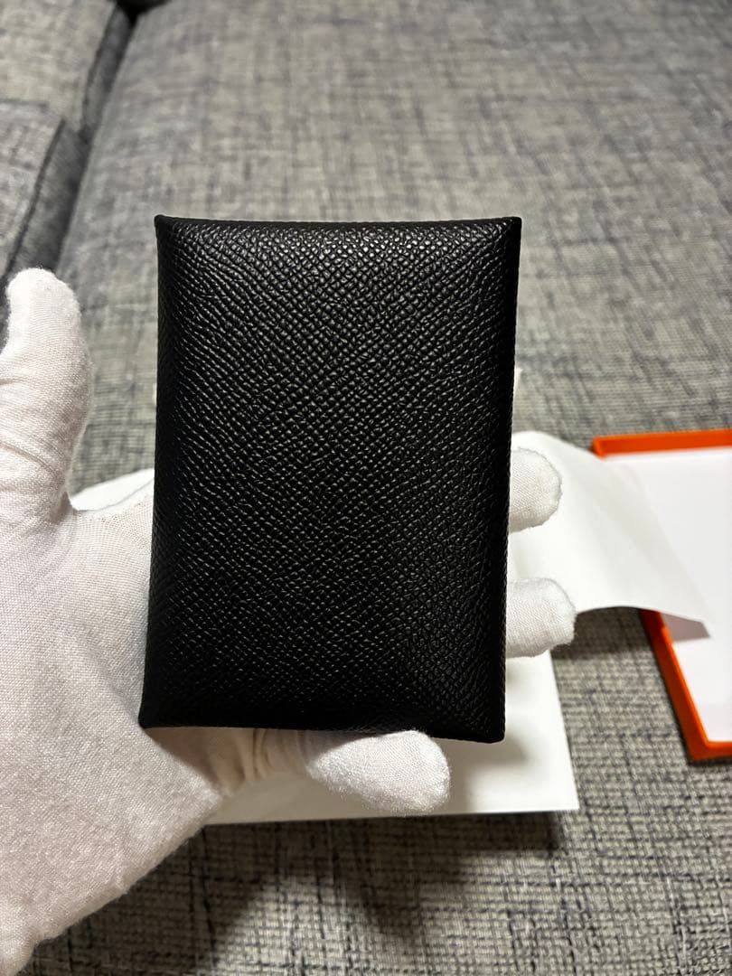 【超美品】HERMES エルメス カルヴィデュオ 黒 W刻印 ヴォーエプソン