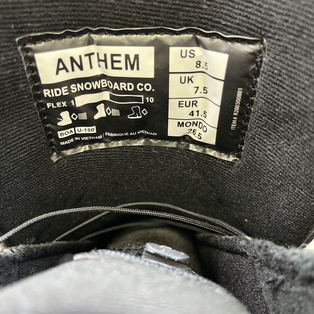 【美品　】RIDE　ライド　ANTHEM 　スノーボードブーツ　26.5