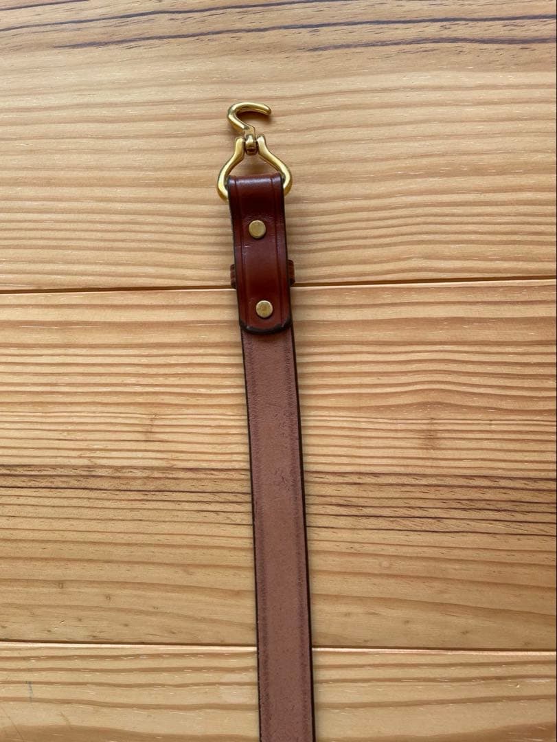 新品 TORY leather 36インチ フック バックル ベルト 幅1インチ