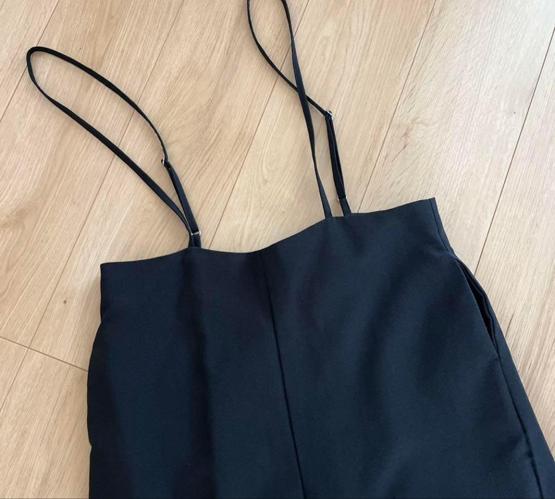 T. japan strap pants ストラップパンツ　ブラック