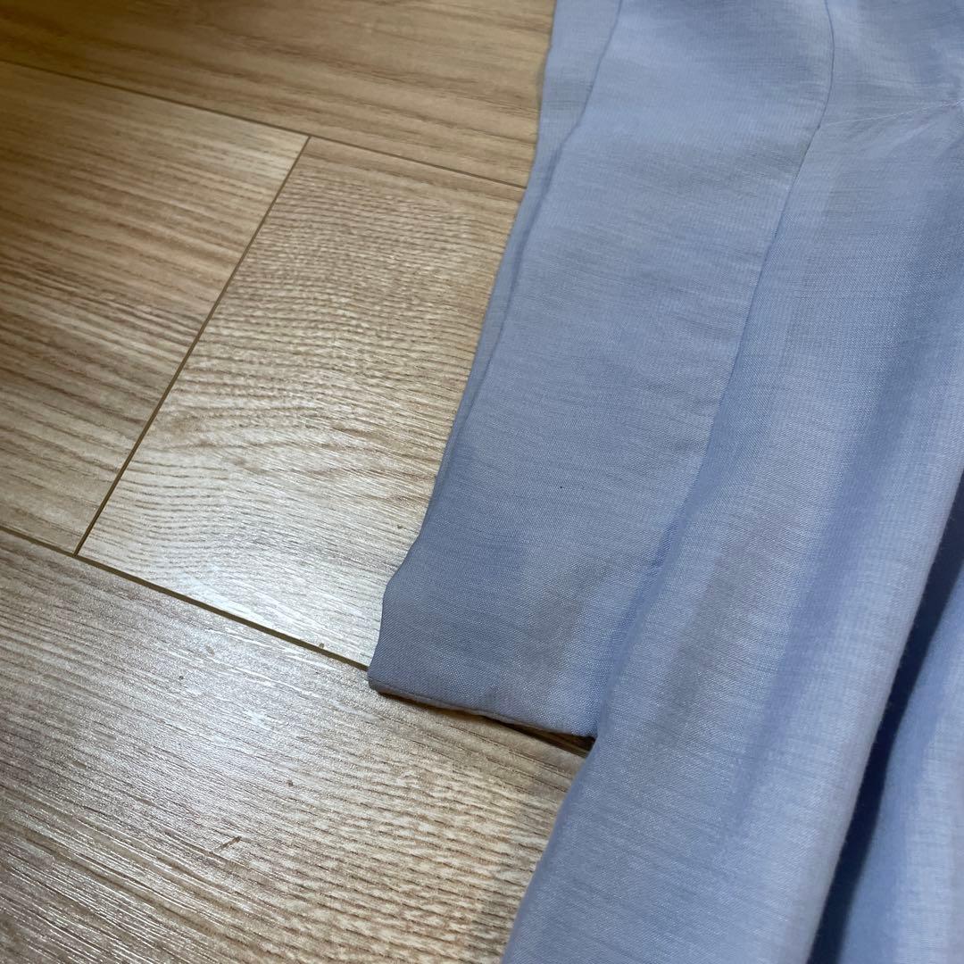 美品【ADORE】スパンボイルブラウス水色